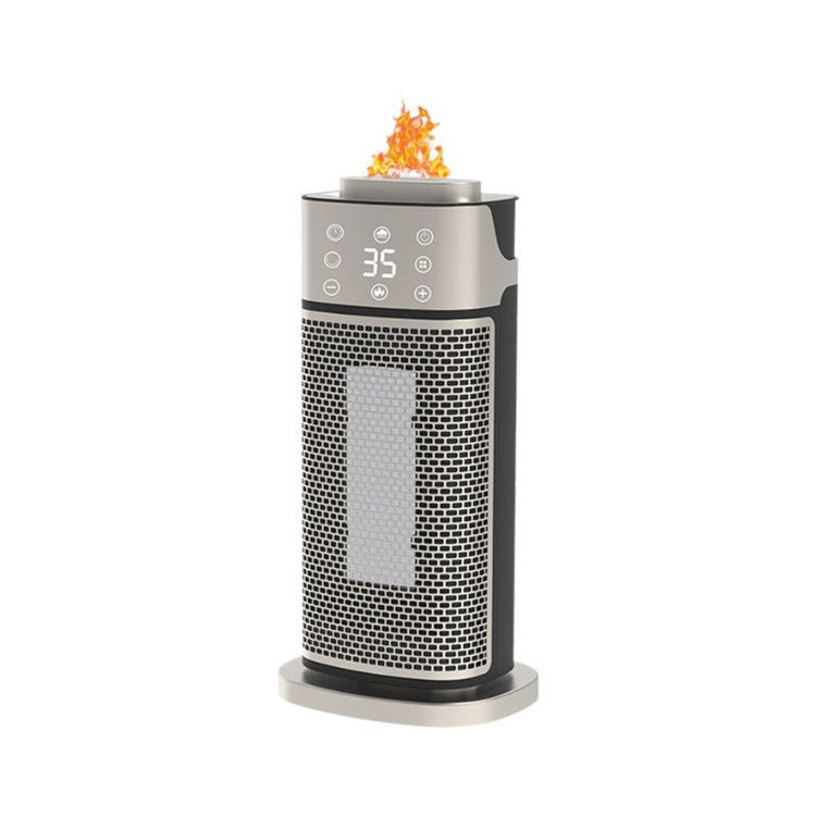 Desktop Warm Air Blower 3D Flame Humidifying Heater - Serenity Spaces