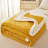 Blanket Double Thickened Warm Coral Fleece Sofa Blanket - Serenity Spaces