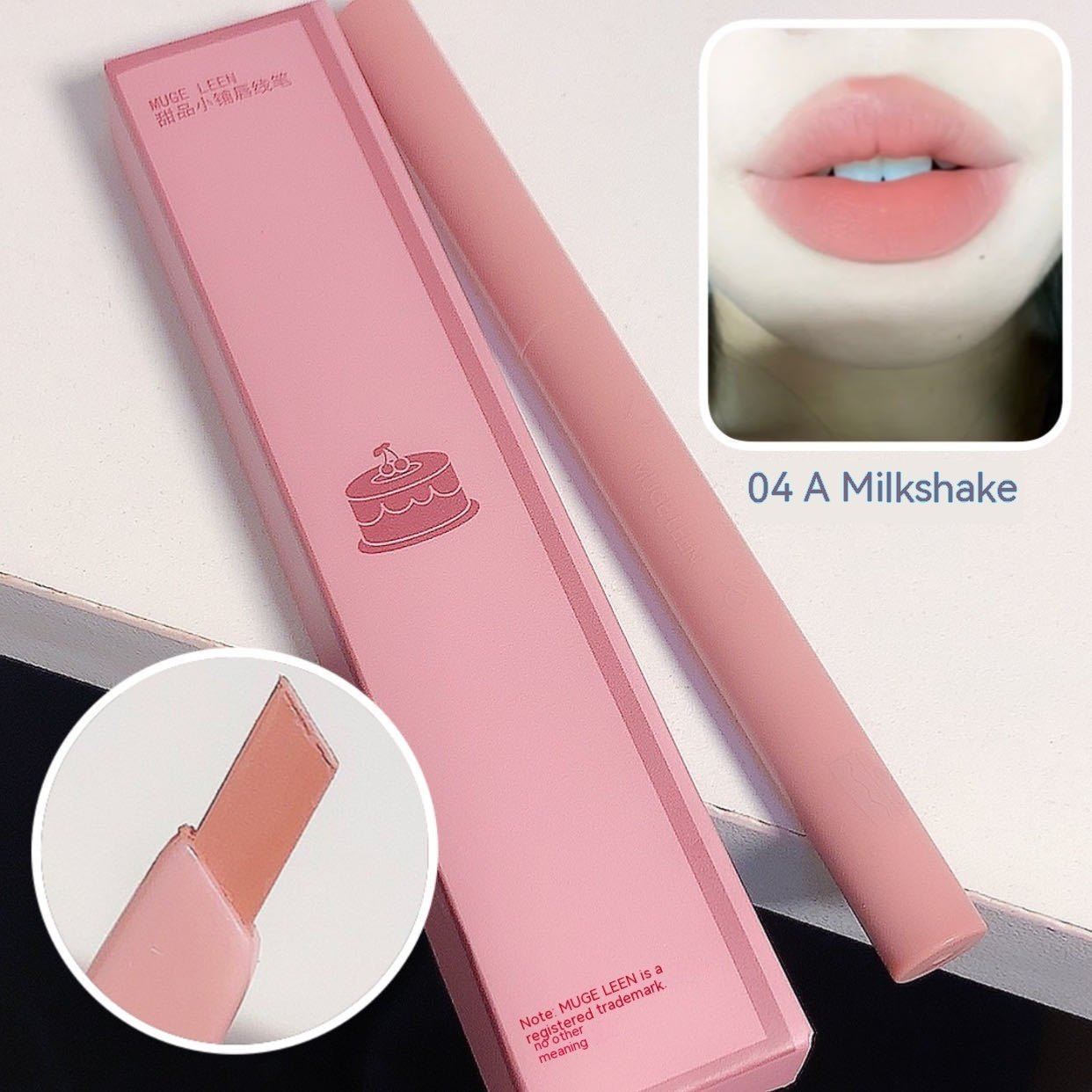 Lip Liner Automatic Waterproof Rotation Long Lasting Fadeless - Serenity Spaces