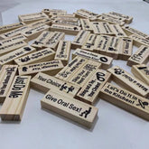 Couple Game Night Intimacy Block Tower Jenga Game Valentine Tumbling Tower Stacking Blocks Game Party Interactive Games 18 - Serenity Spaces