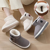 Electric Heating Shoes Rechargeable Foot Warmer Heating Home Shoes Winter Warm Temperature Regulating Cotton Shoes - Serenity Spaces