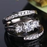 Couple Three - piece Set Ring European And American Fashion - Serenity Spaces