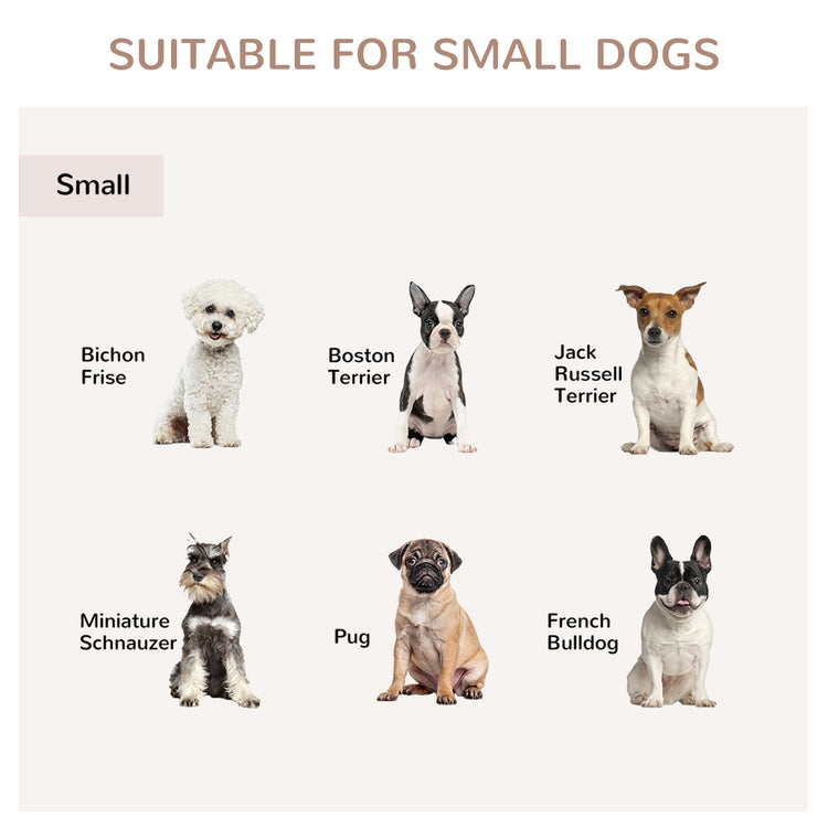 Wooden Dog Crate End Table, Dog Crate Furniture with Triple Doors, Puppy Crate for Small Dogs Indoor Use, White - Serenity Spaces