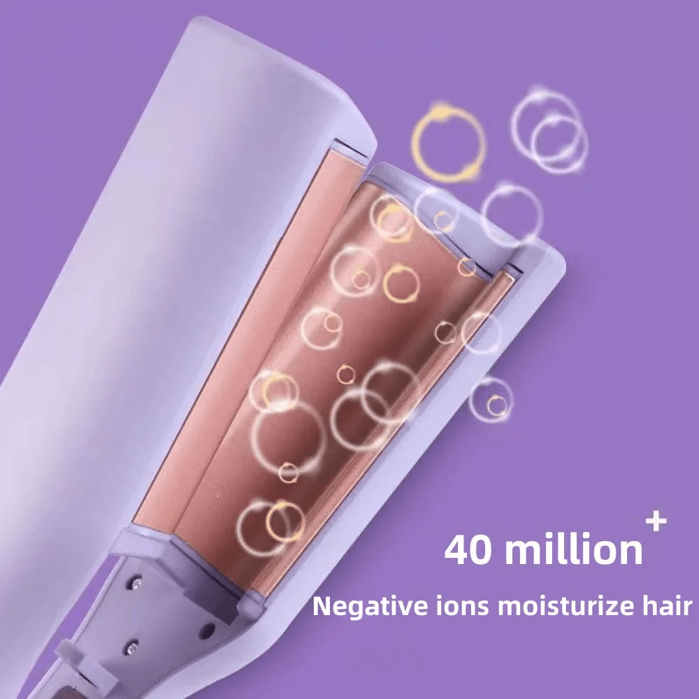 Hair Curling Iron 32mm Deep Wave Hair Curler 4 Temperature Adjustable Fast Heating Crimping Iron Styler Wand For All Hair Style - Serenity Spaces