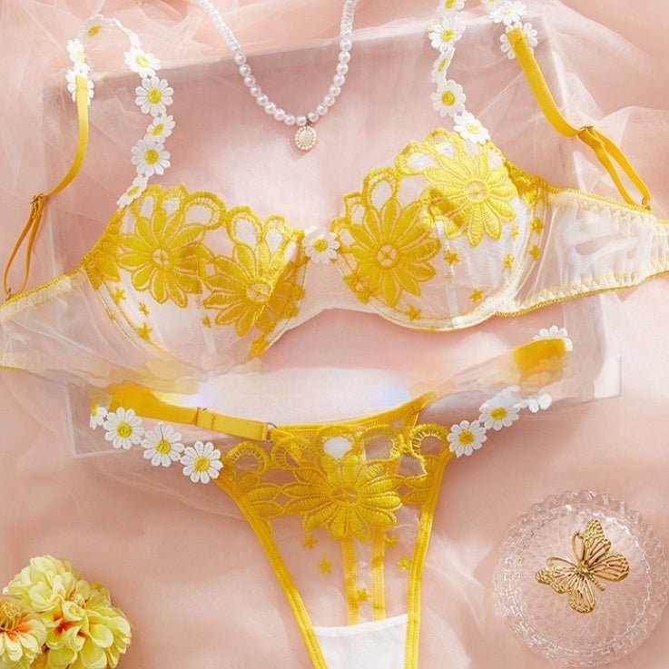 Sweet Lace Lingerie Push Up Bra - Serenity Spaces