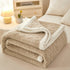 Blanket Double Thickened Warm Coral Fleece Sofa Blanket - Serenity Spaces