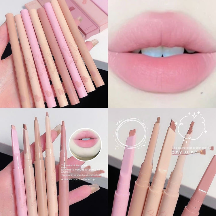 Lip Liner Automatic Waterproof Rotation Long Lasting Fadeless - Serenity Spaces