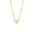 Heart Initial Gold Necklace - Serenity Spaces