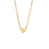Heart Initial Gold Necklace - Serenity Spaces