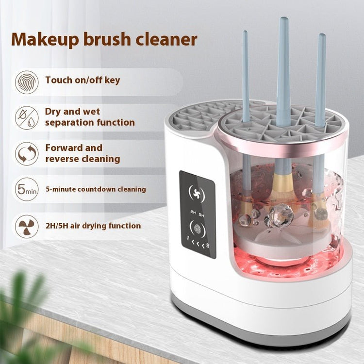 Electric Makeup Brush Cleaner Rechargeable Makeup Brushes Cleaning Tool Automatic Makeup Brush Cleaning Stand Device - Serenity Spaces